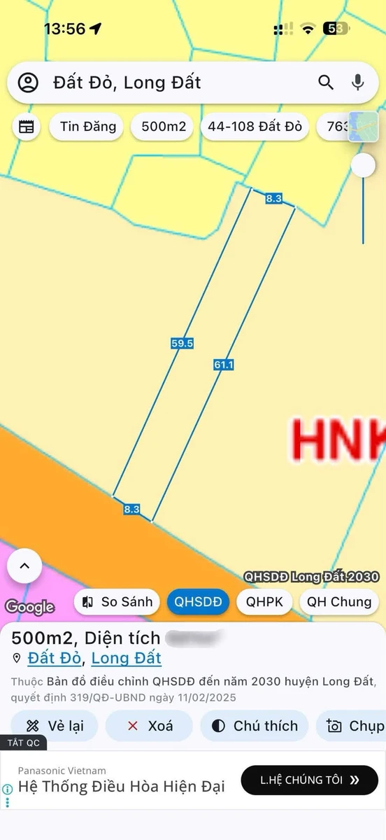 Bán đất nền 500m2 mặt tiền nhựa Xã Đất Đỏ 699 triệu - Ảnh thu nhỏ 2