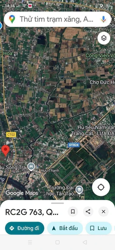 Bán nền đất 284m2 giá 1 tỷ 100 triệu tại Đức Hoà, Tây Ninh