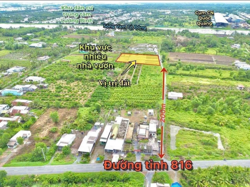 Bán đất vườn 3017m² Long An, 2 tỷ 550 triệu