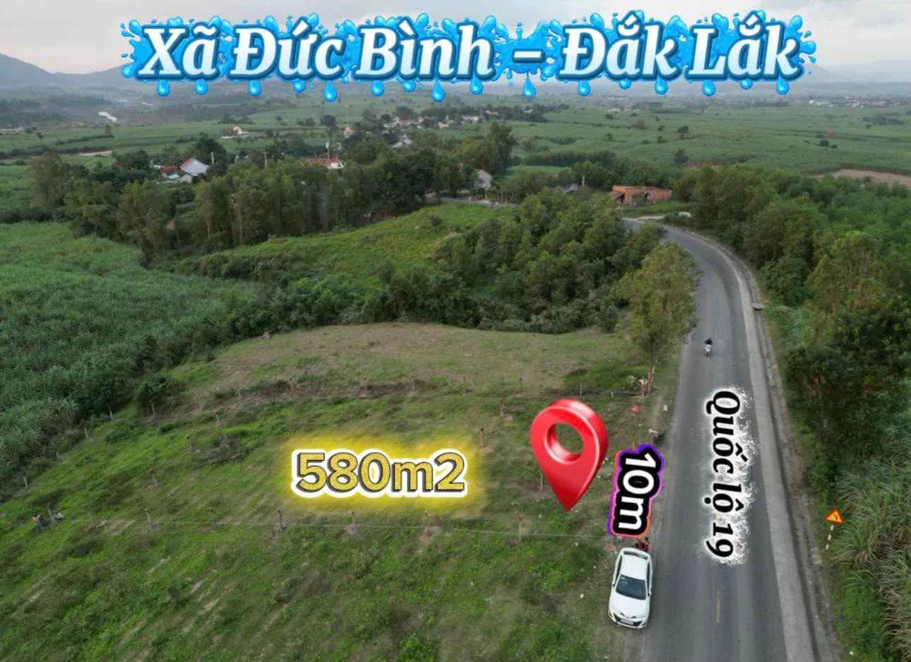 Bán đất 580m2 chưa tới 1 triệu/m2 tại Đắk Lắk - Ảnh 1