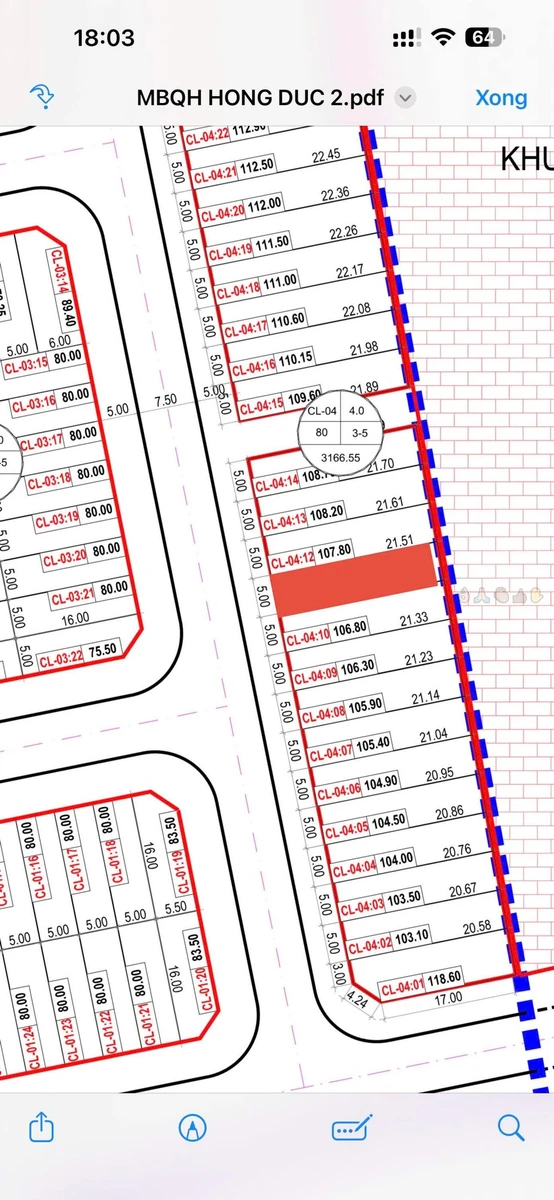 Bán 2 lô đất Tái định cư Lê Cảo Hóc Môn, 80m² và 107m², giá nhỉnh 3 tỷ - Ảnh thu nhỏ 3