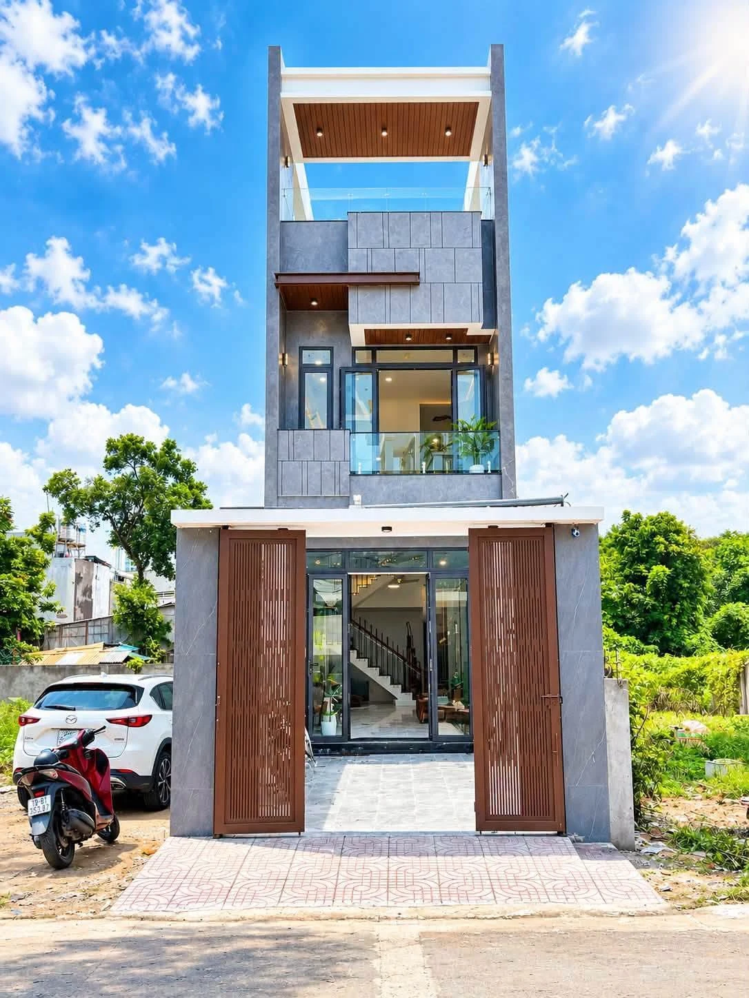 Bán nhà mặt tiền Cây Da Xề 100m², 3 phòng, Bình Chánh 6,9 tỷ - Ảnh 1