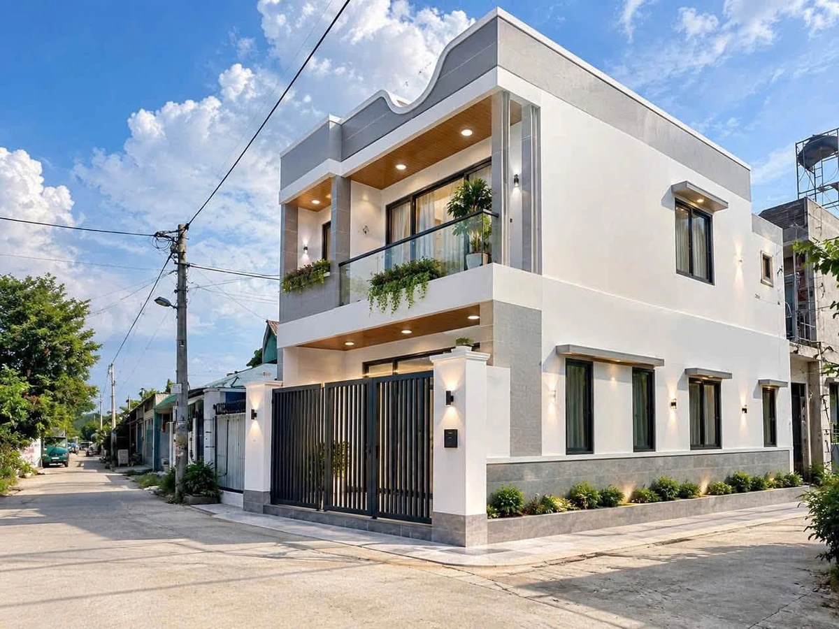 Nhà góc 2 mặt tiền 144m² 3PN Hương Lộ 7, Bình Dương - Ảnh thu nhỏ 3