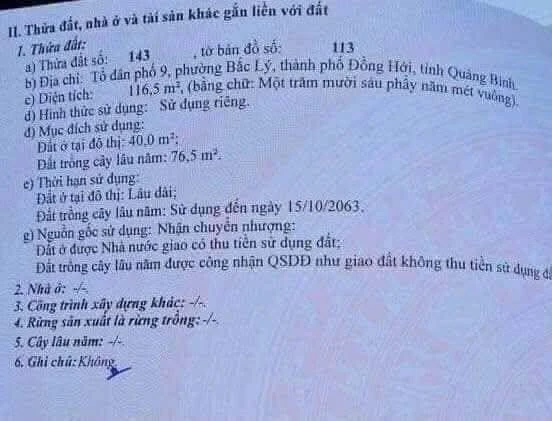 Bán đất nền 116,5m2 Ngõ 28 Hoàng Sâm Thủ Đức - Ảnh thu nhỏ 2