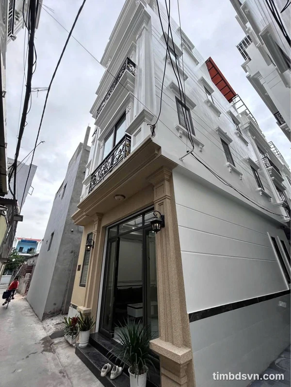 Bán dãy nhà 4 tầng 44m² Đà Nẵng gần TĐC Vườn Mơ