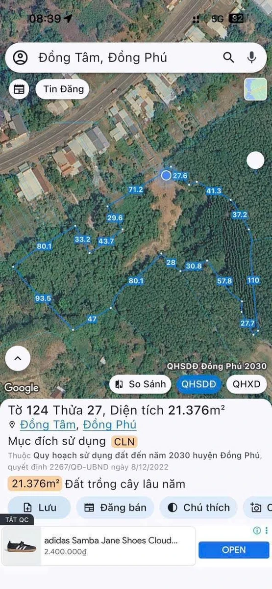 Bán gấp 2,3ha mặt tiền QL14, Bình Phước, giá 4 tỷ 800 - Ảnh thu nhỏ 3