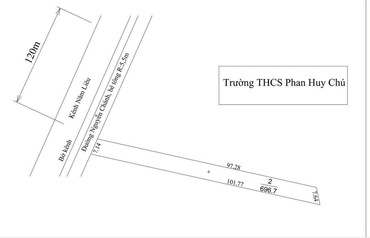 Bán 3 nền đất mặt tiền Nguyễn Chánh, An Giang, 700m², 550tr/nền - Ảnh thu nhỏ 4