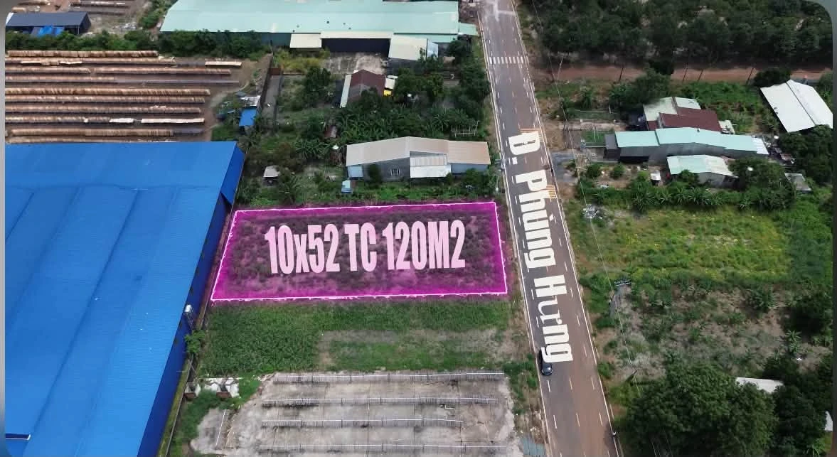 Bán đất nền 5x52m (60m2) mặt đường Phùng Hưng, Chơn Thành - Ảnh thu nhỏ 2
