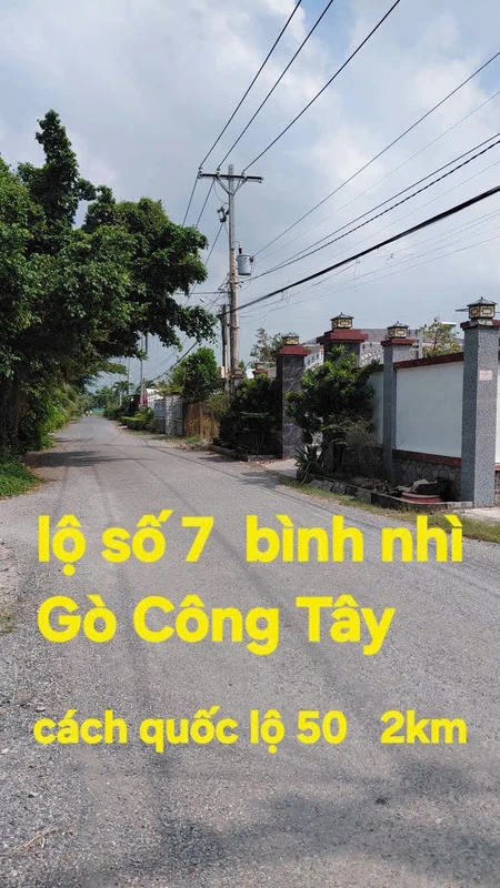 Bán nhà mặt tiền 689m² Vĩnh Bình, Tiền Giang, 3,2 tỷ