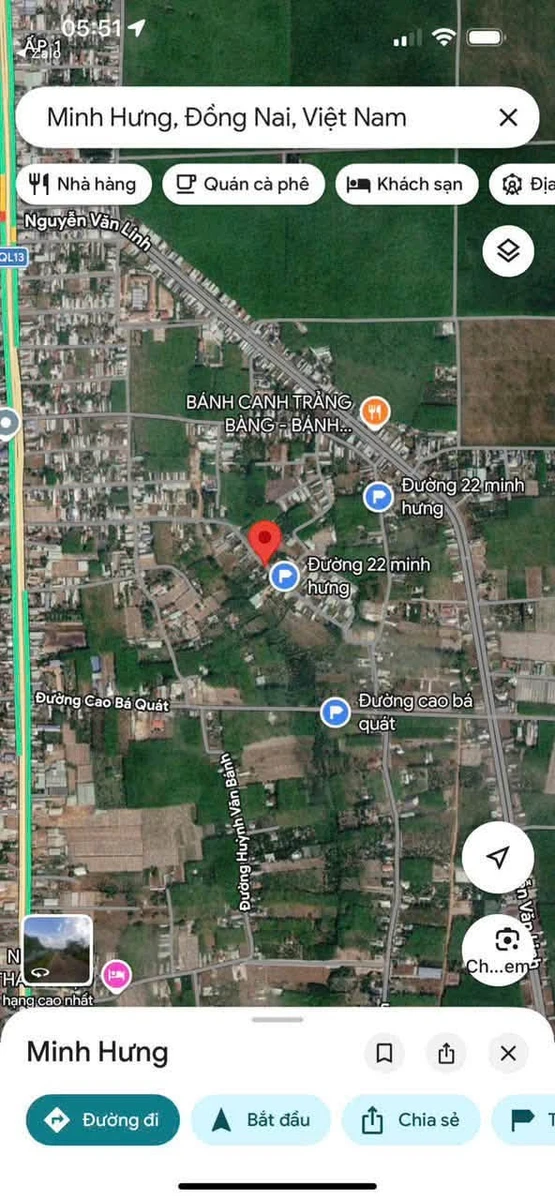 Bán đất mặt tiền 53m, 5300m² Phường Minh Hưng - Ảnh thu nhỏ 3