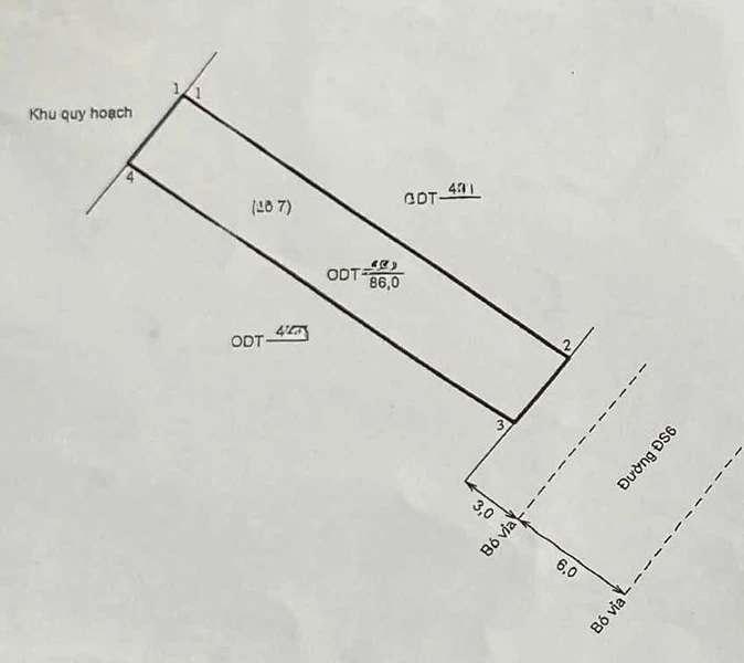 Bán đất Quy Nhơn 86m² hướng Đông Nam giá 2,199 tỷ
