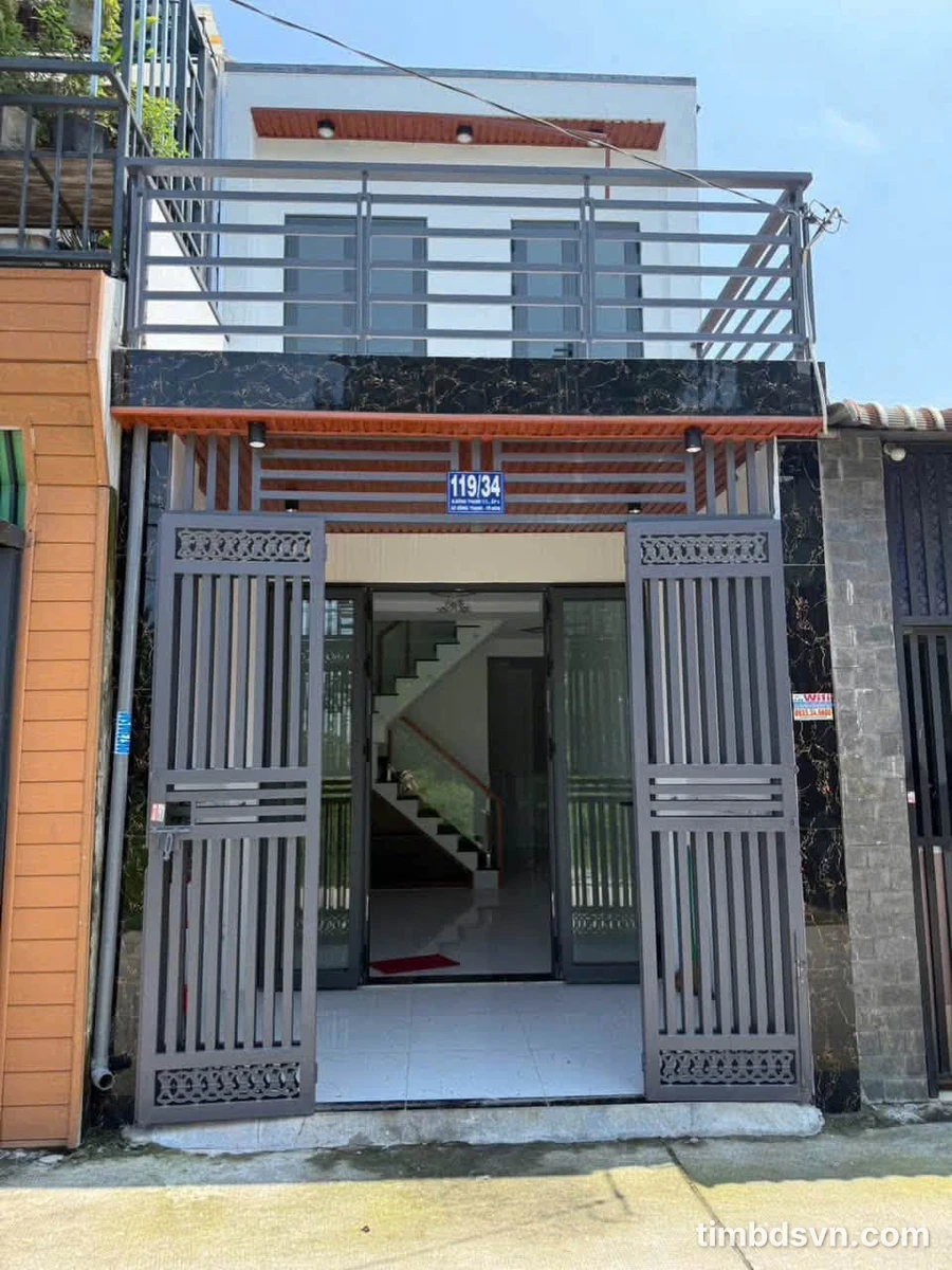 Bán nhà phố 2PN trệt lầu 38.4m² Đông Thạnh 1.6 tỷ - Ảnh thu nhỏ 2