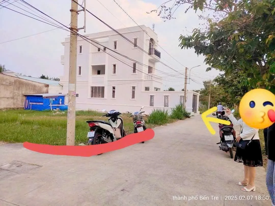 Bán nền góc 2 mặt tiền 107m2 Cầu Mới Bến Tre 1,15 tỷ - Ảnh thu nhỏ 2