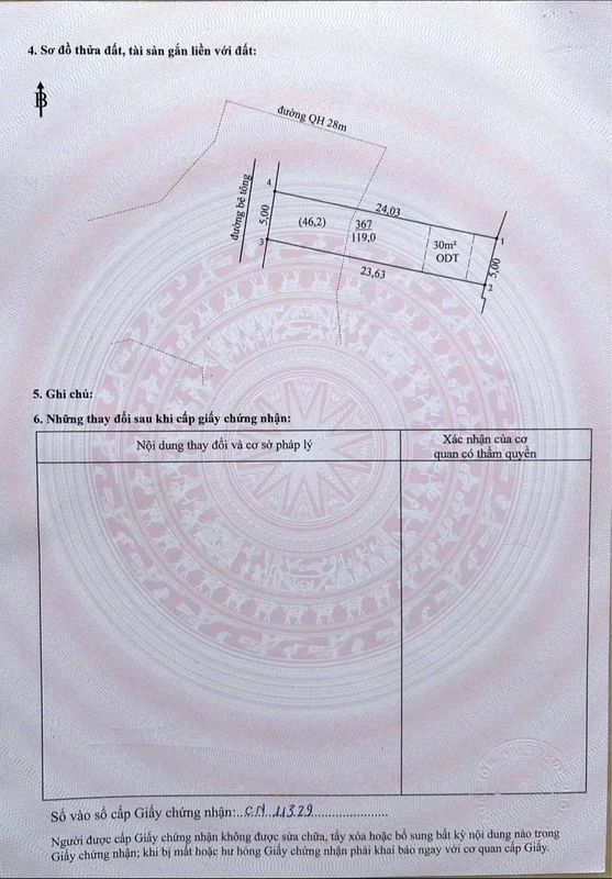Bán lô đất 120m² Phường Bình Phước, Đồng Nai