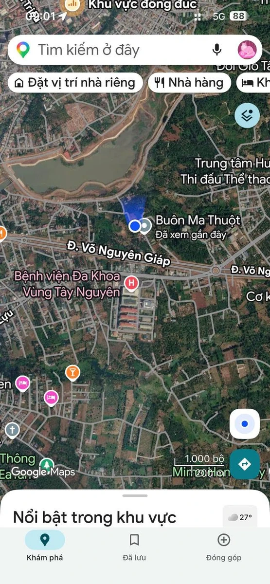 Bán đất hẻm cấp 1 Võ Nguyên Giáp 300m² 850 triệu - Ảnh thu nhỏ 2
