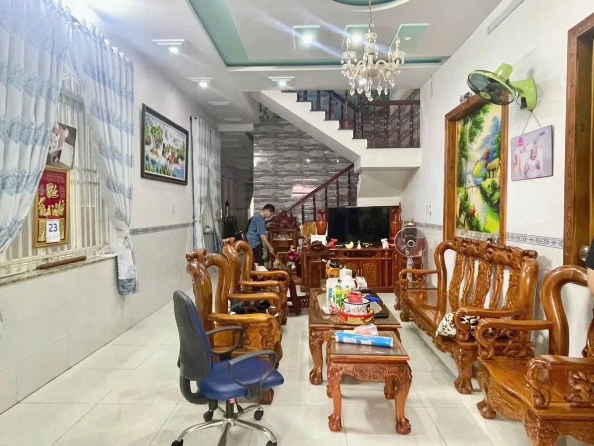 Bán nhà 1 trệt 1 lầu 225m2 mặt tiền kinh doanh Tân Hiệp - Ảnh thu nhỏ 2
