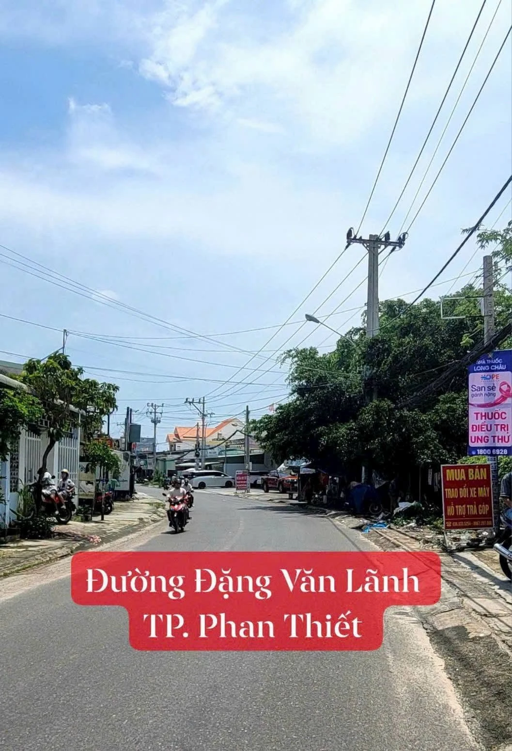 Bán lô đất thổ cư mặt tiền Đặng Văn Lãnh Phan Thiết 100m2 - Ảnh 1