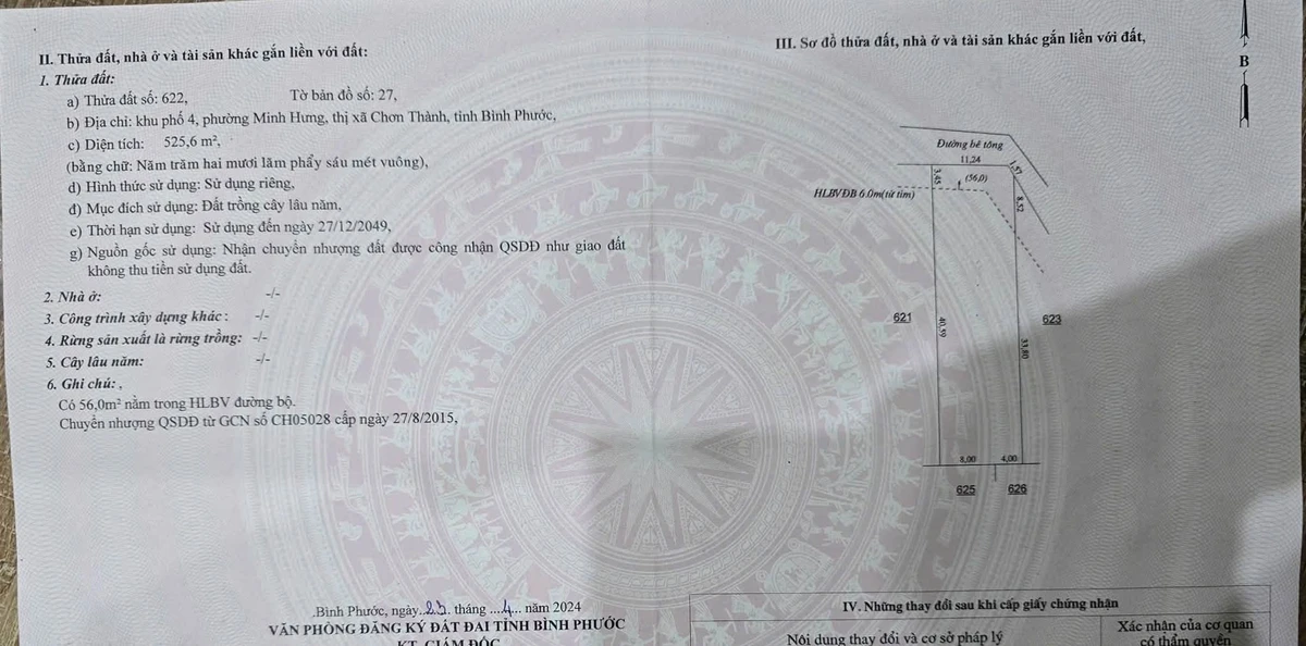 Bán đất mặt tiền Cao Bá Quát 516m2, Bình Chánh 550 triệu - Ảnh thu nhỏ 3