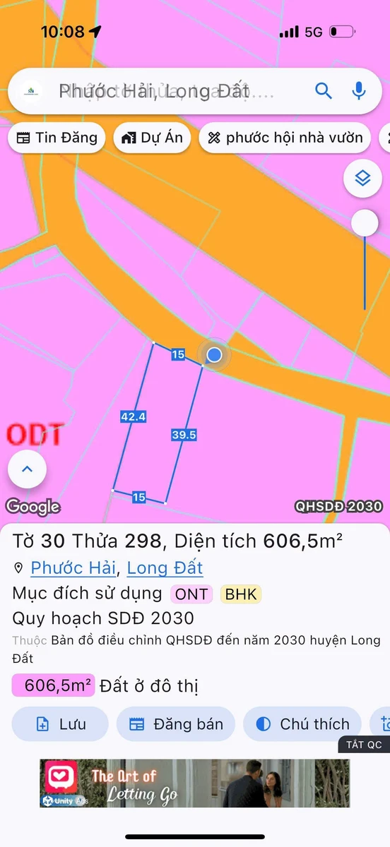 Bán đất nền 606,5m2 tại Phước Hải, Bà Rịa - Vũng Tàu 3,6 tỷ - Ảnh thu nhỏ 5