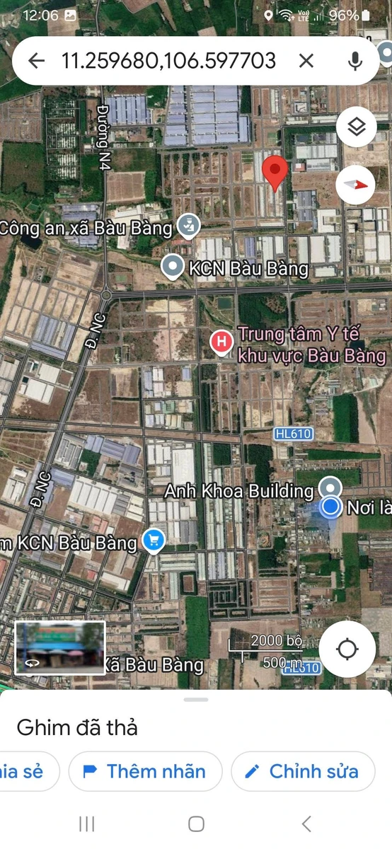Bán đất nền Bàu Bàng, Bình Dương 90m² hơn 800 triệu - Ảnh 1