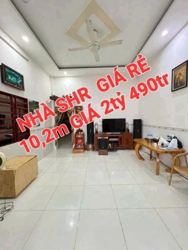 Bán nhà sổ hồng riêng 2 PN Dĩ An Bình Dương 102m², 2 tỷ 490