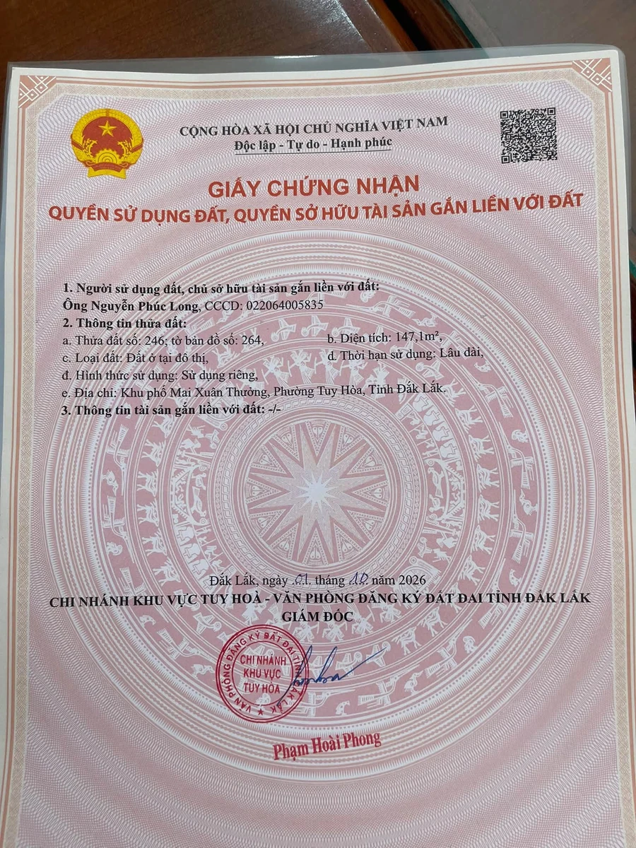 Bán lô đất 147 m² Tuy Hoà 2,35 tỷ - Ảnh thu nhỏ 5