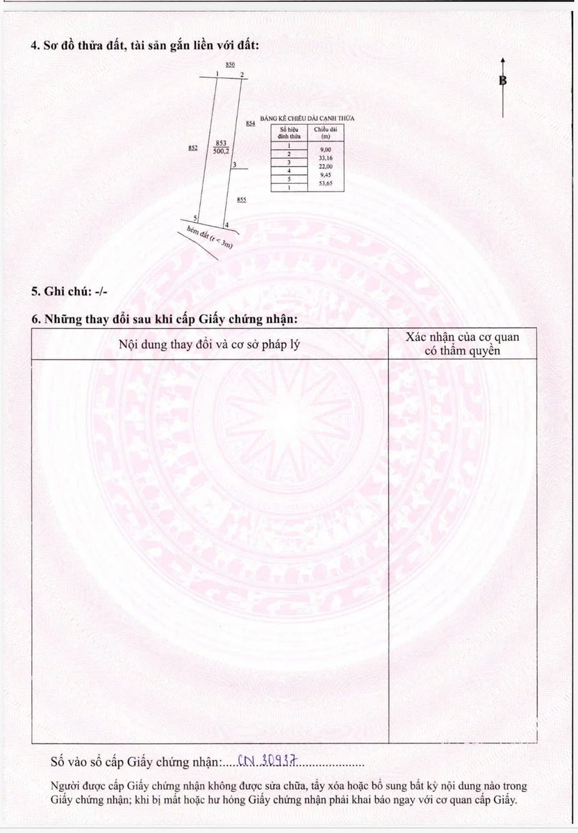 Bán đất 500m2 Xã Đất Đỏ Nhà Bè 450 triệu - Ảnh thu nhỏ 5