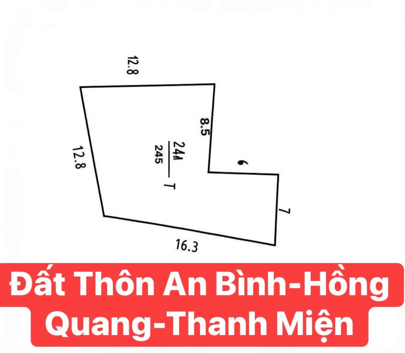 Bán đất 245m² thổ cư tại An Bình, Thanh Miện, Hà Đông - 1,2 tỷ - Ảnh 1