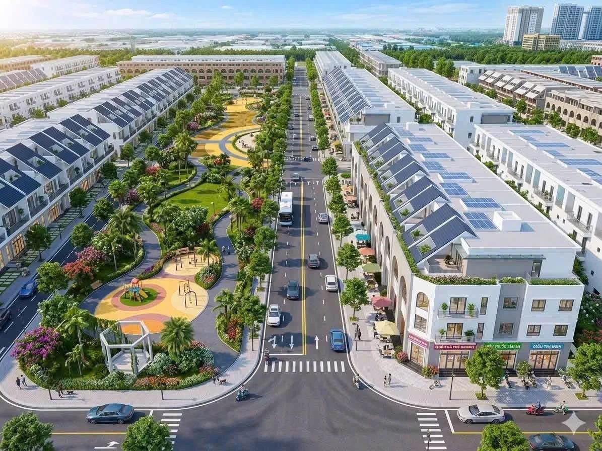 Nhà phố 2 mặt tiền 5.5 tỷ Green City Bình Dương - Ảnh thu nhỏ 2