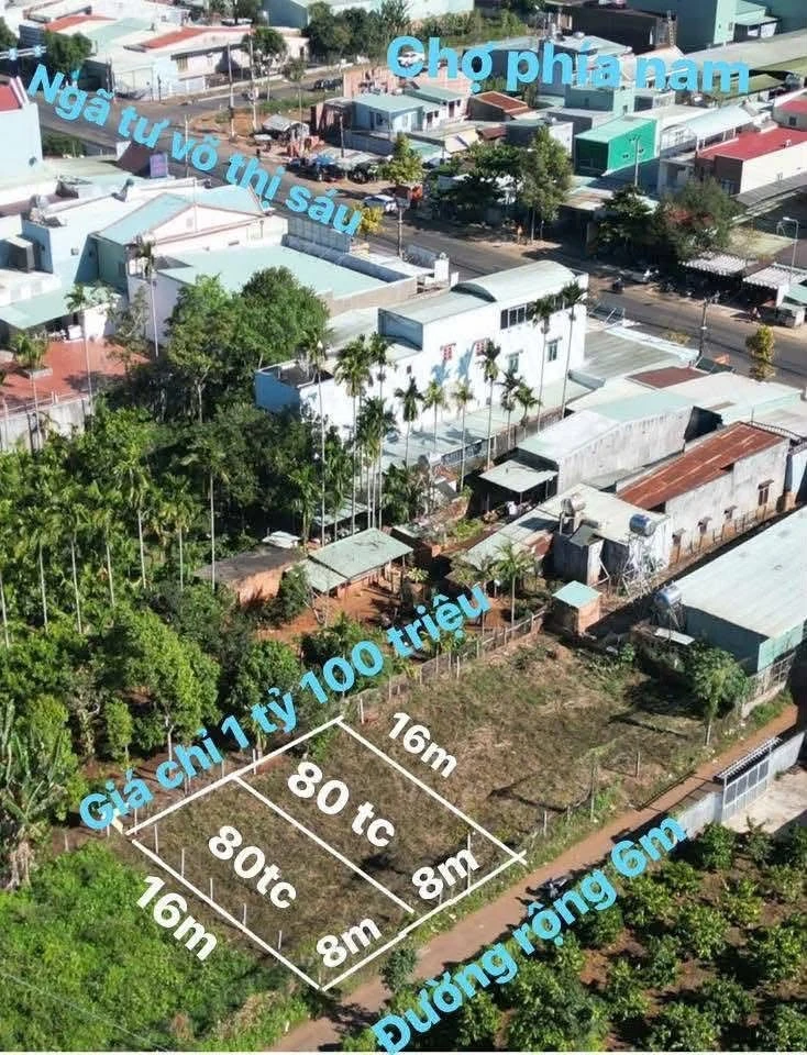 Bán đất Chư Sê 128m² sổ hồng, giá 1 tỷ 099 triệu - Ảnh 1