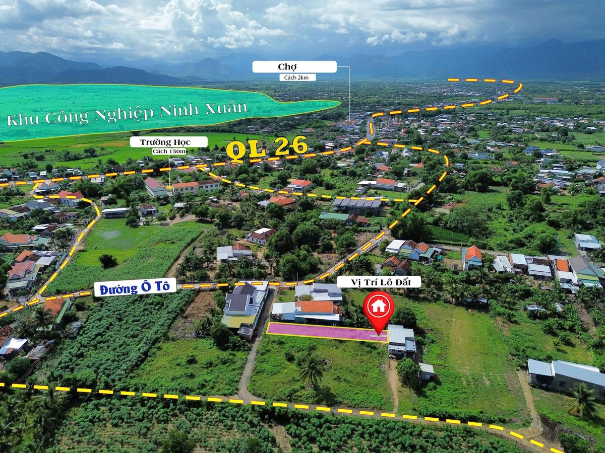 Bán đất Ninh Xuân 209m² 630 triệu Khánh Hòa - Ảnh thu nhỏ 3