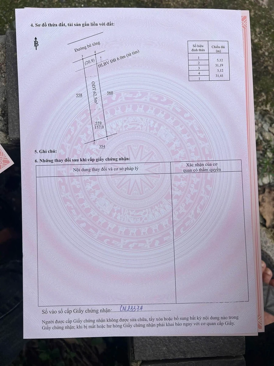 Bán lô đất 62,5m² gần KCN BECAMEX, Bình Dương - Ảnh thu nhỏ 3