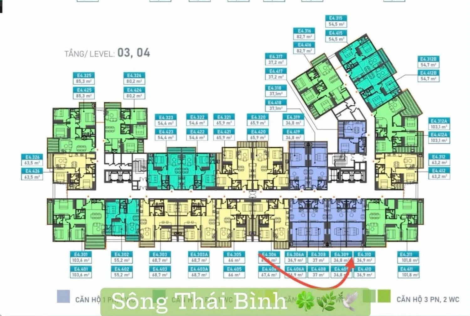 Bán căn hộ 1PN 36.9m² Eco Riverside giá 1.478 tỷ - Ảnh 1