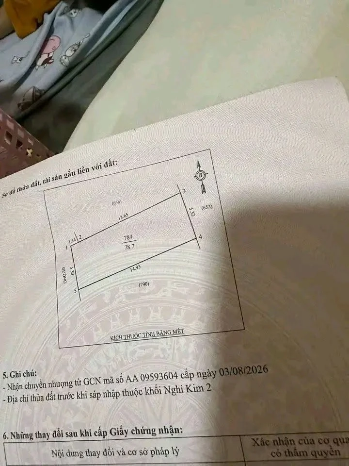 Bán lô đất Nghi Kim, Nghệ An, 80m2, 1 tỷ - Ảnh thu nhỏ 2