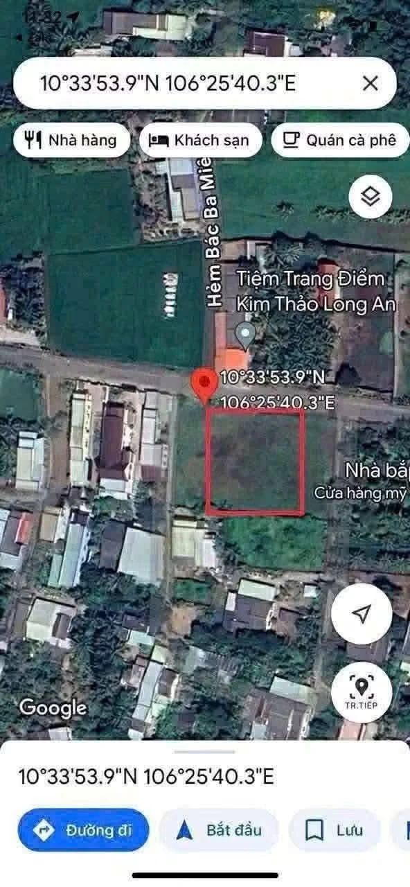 Bán đất 700m² mặt đường Mai Bá Hương, Tân An, Long An - Ảnh 1