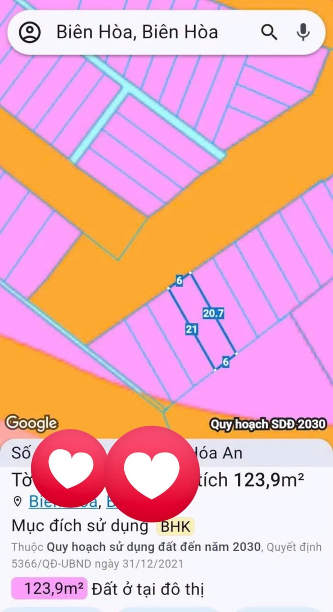Bán đất phường Hoá An 126m² Dĩ An 3,6 tỷ - Ảnh thu nhỏ 5