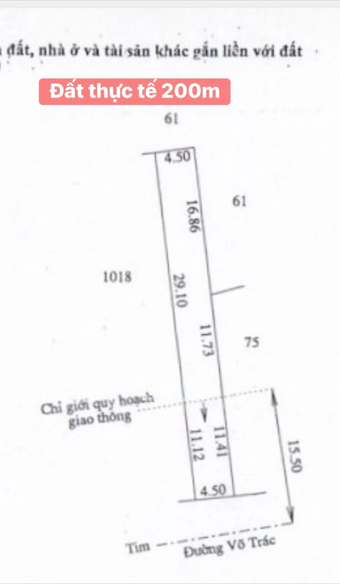 Bán đất mặt tiền Võ Trác 178m² Cần Giờ 9tr/m² - Ảnh thu nhỏ 2