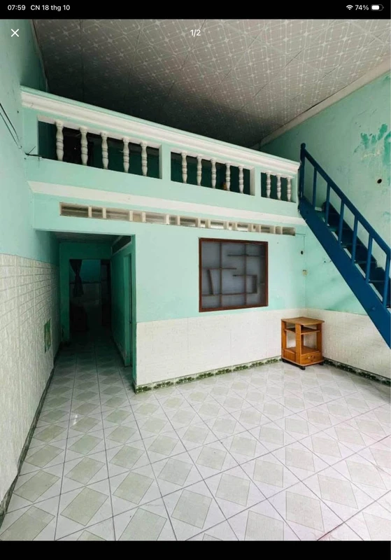 Bán nhà gác lỡ hẻm 3m Phan Bộ Châu, Quy Nhơn, 44m2