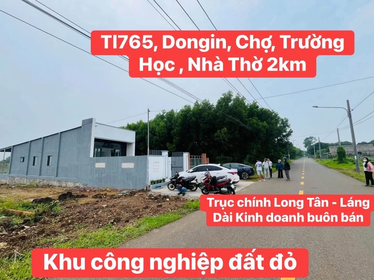Bán đất 175m² Xã Đất Đỏ, hạ giá 650 triệu, sổ sẵn - Ảnh 1