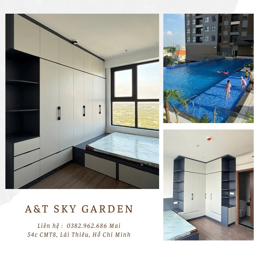 Cho thuê 2PN A&T Sky Garden 74m² 6-8 triệu/tháng - Ảnh 1