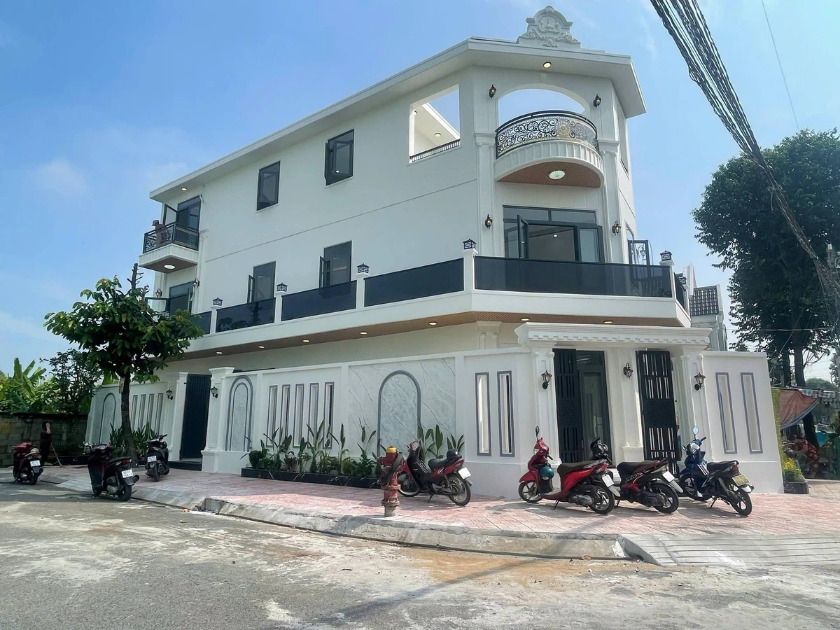 Bán biệt thự mini 134m2 căn góc 1 trệt 2 lầu 4PN khu tái định cư Đặng Huỳnh, Tân Kim, Cần Giuộc, Long An - Ảnh thu nhỏ 2