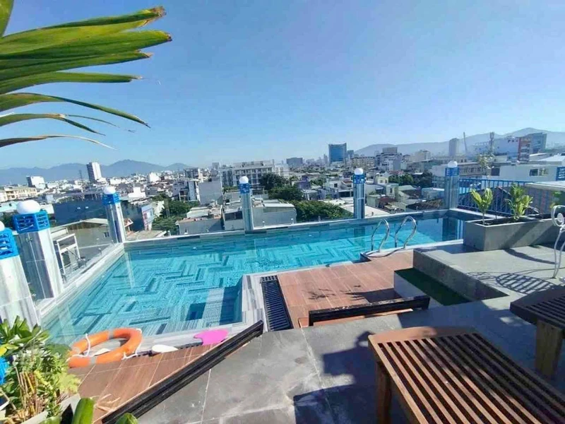 Bán tòa căn hộ dịch vụ 7 tầng, 95m2, ngang 10m, dòng tiền 120tr/tháng, Hòa Cường, Đà Nẵng