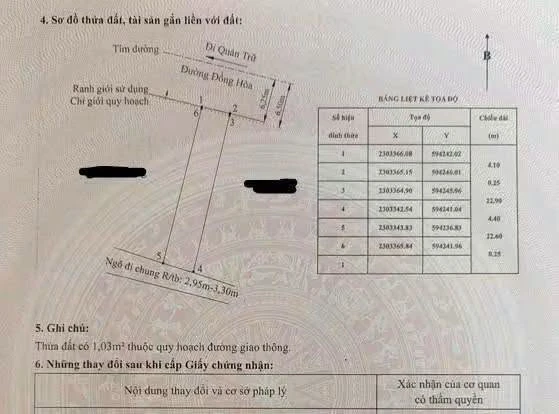 Bán lô đất mặt đường Đồng Hòa Hải Phòng 97,6m² - Ảnh 1