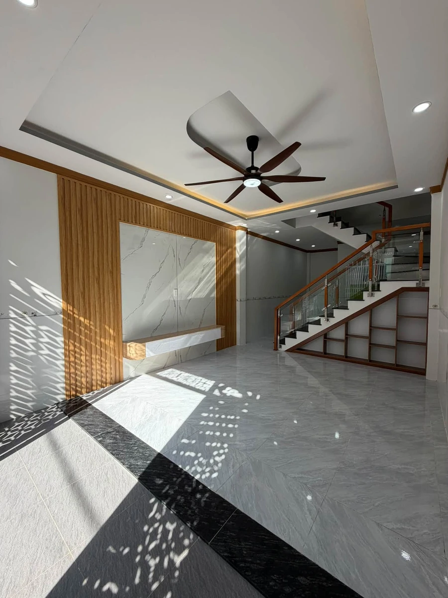 Bán nhà trệt lầu mới 90m2 KP2A Long Bình Bình Tân 1tỷ350 - Ảnh thu nhỏ 3