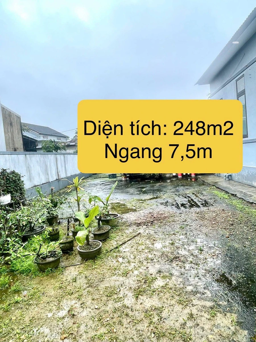 Bán lô đất kiệt ô tô 248m² Nguyễn Tất Thành, Hương Thủy, Huế - Ảnh 1