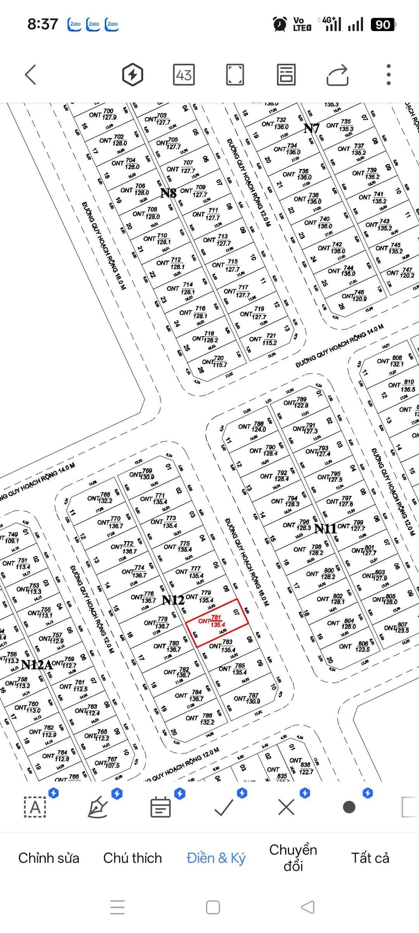 Bán đất Nghi Phú 135m² mặt tiền 8m, giá 5 tỷ - Ảnh 1