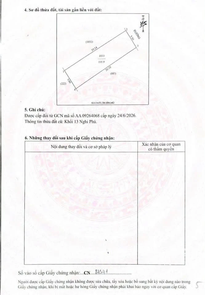 Bán đất Nghi Phú, Bình Chánh, 107,2m², 4,3 tỷ - Ảnh thu nhỏ 3