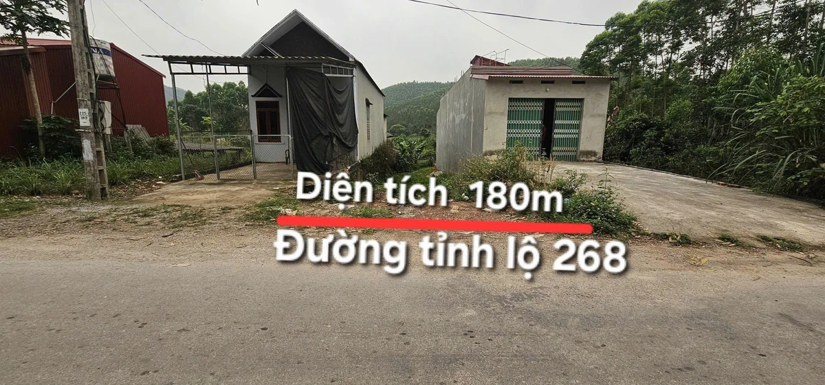 Bán lô đất mặt tiền Tỉnh Lộ 268, Bắc Ninh 180m² - Ảnh 1