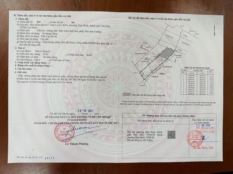 Bán mặt tiền kinh doanh 156m2, 16.5 tỷ Tam Bình - Ảnh thu nhỏ 2