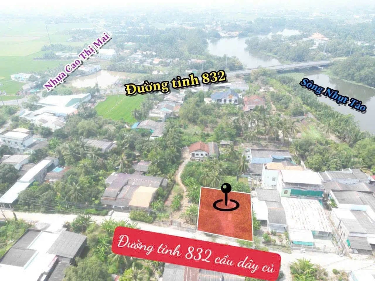 Bán đất xây nhà vườn 309.6m² Bình Tân 1 tỷ 100 triệu - Ảnh thu nhỏ 4